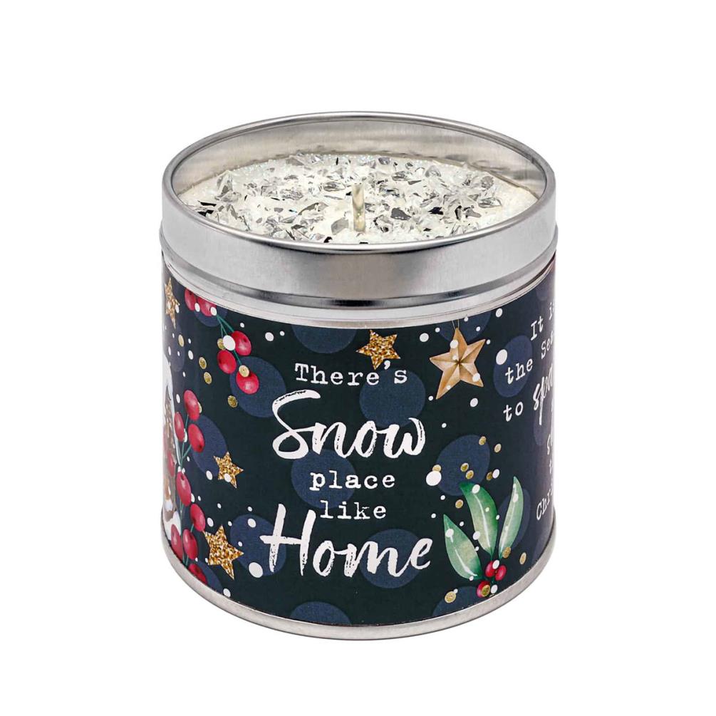 Best Kept Secrets Snow Place Like Home Festive Tin Candle £8.99